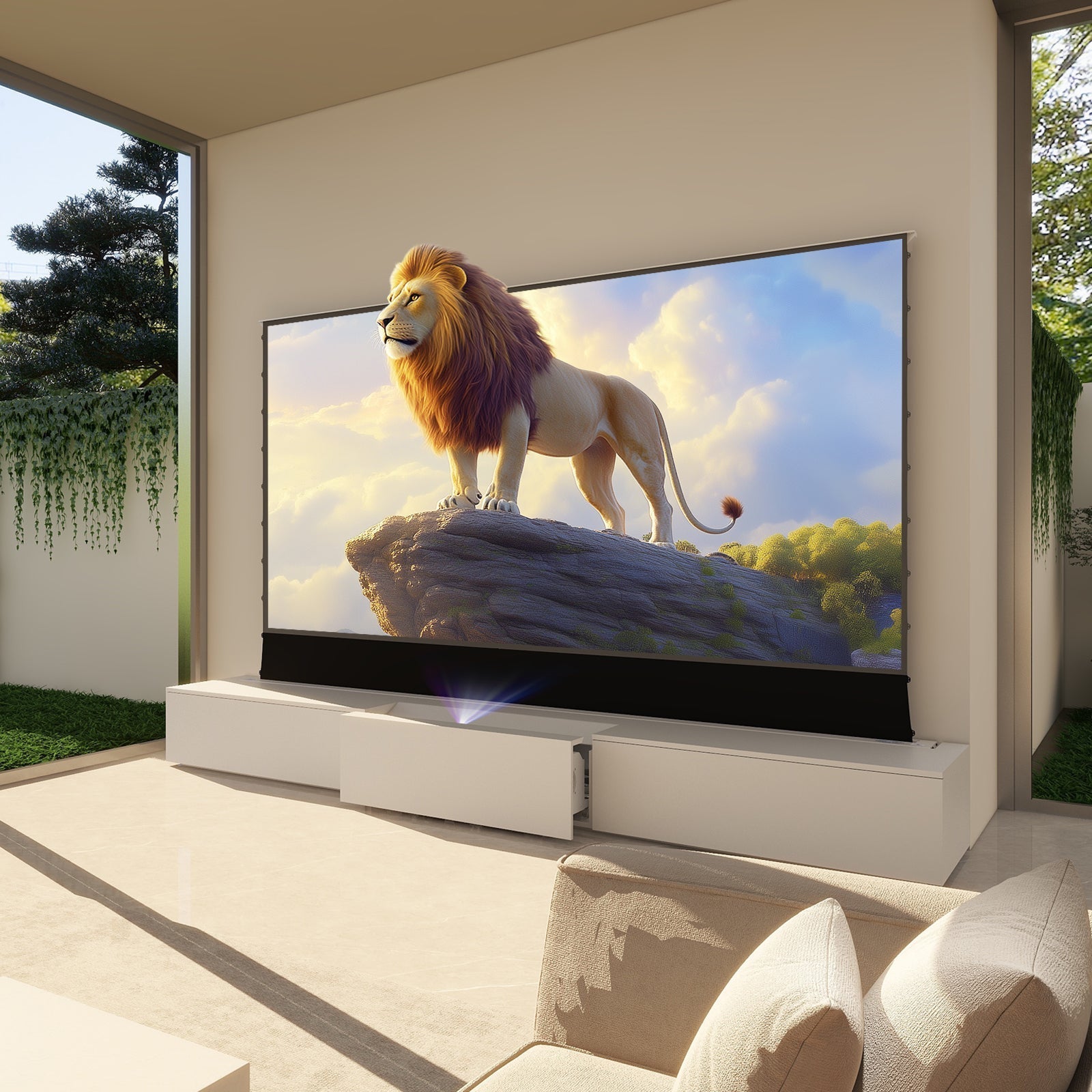 Motorized TV and Screen Cabinets