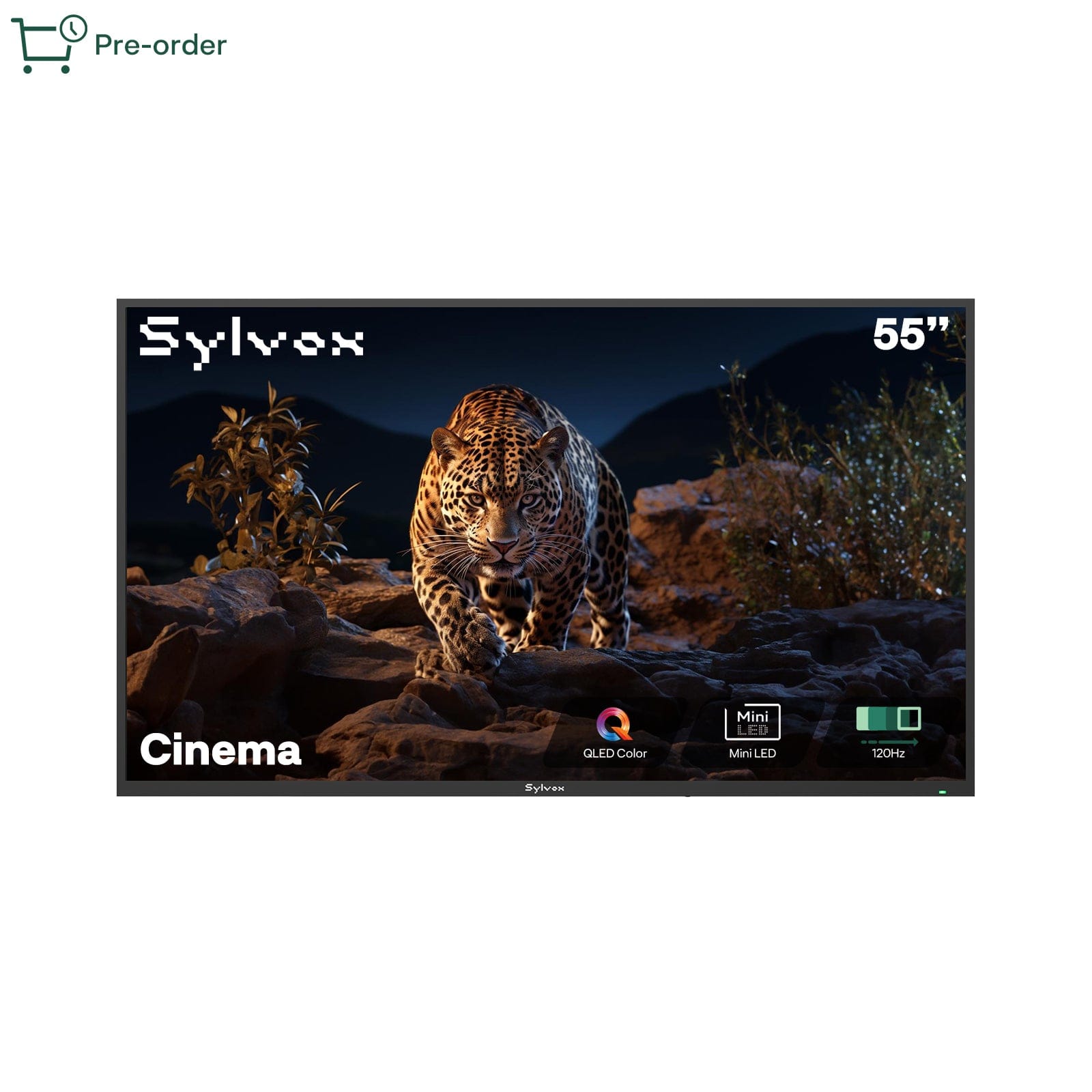 Sylvox Cinema 55" Helio QLED 120HZ Outdoor TV(2000Nits)-2025 Model