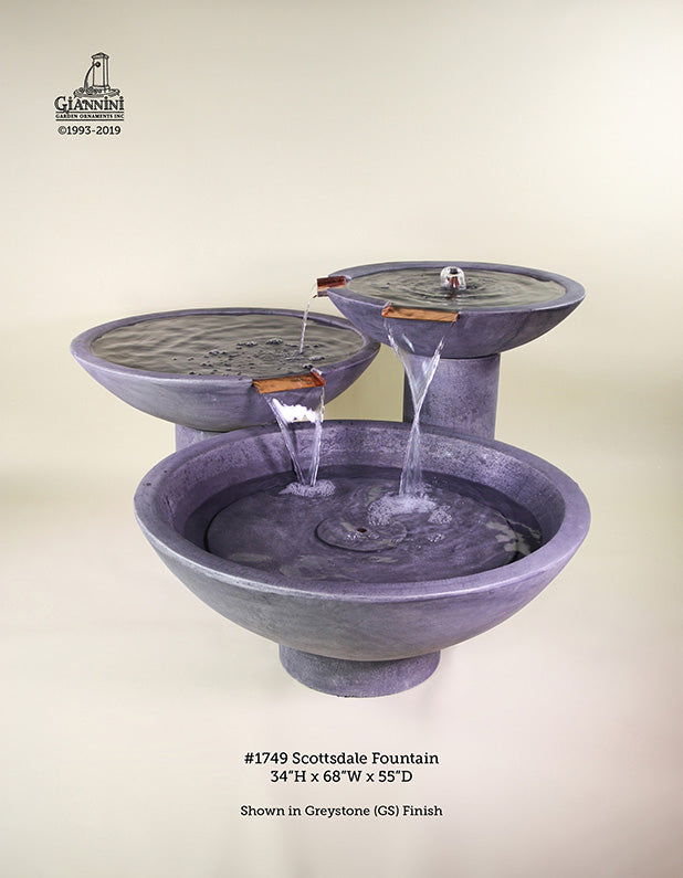 Elegant Scottsdale Fountain for Timeless Outdoor Charm