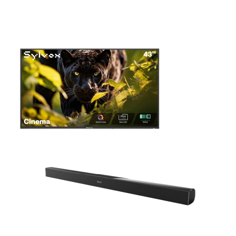 Sylvox Cinema 43" Helio QLED 120HZ Outdoor TV(2000Nits)-2025 Model