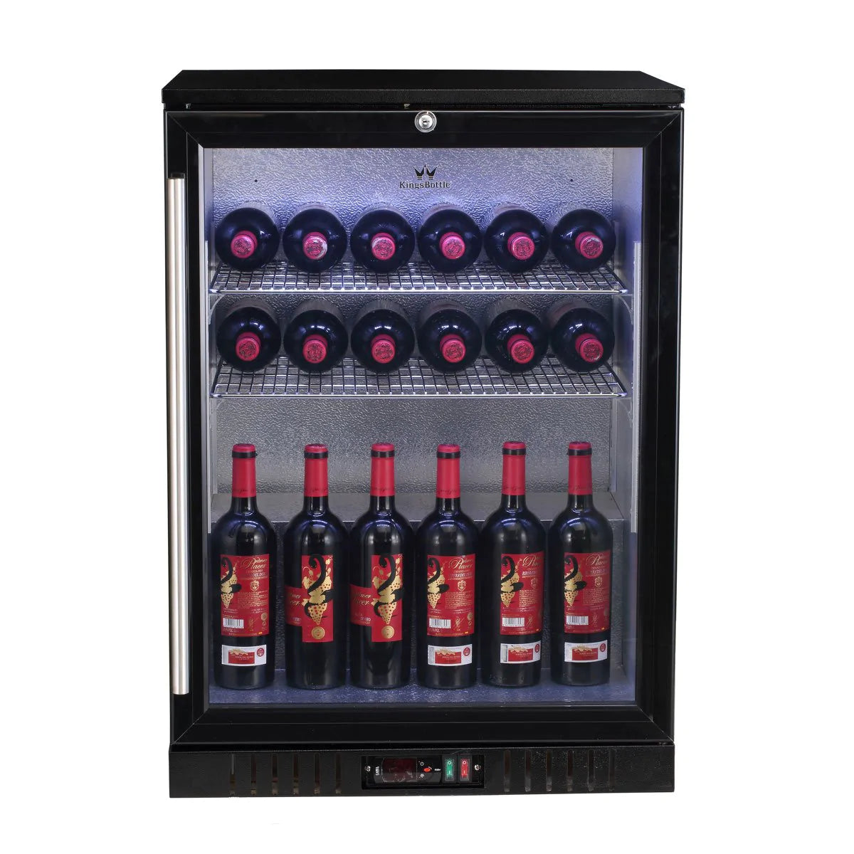 KingsBottle 24" Glass Door Back Bar Beer Fridge - KBU55BP