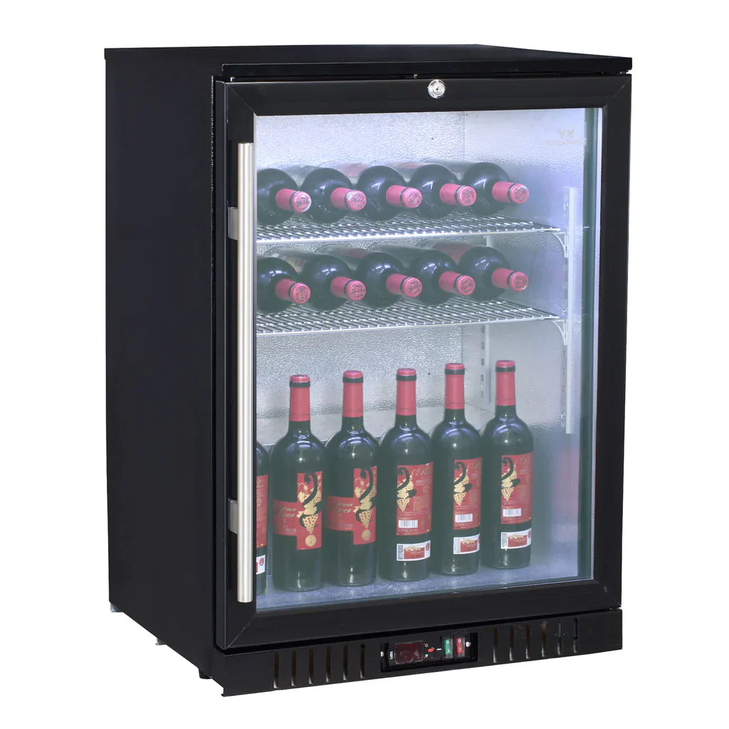 KingsBottle 24" Glass Door Back Bar Beer Fridge - KBU55BP