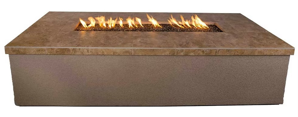 Kokomo Grills Entertainer Outdoor Fire Pit with fire-glass LP or NG