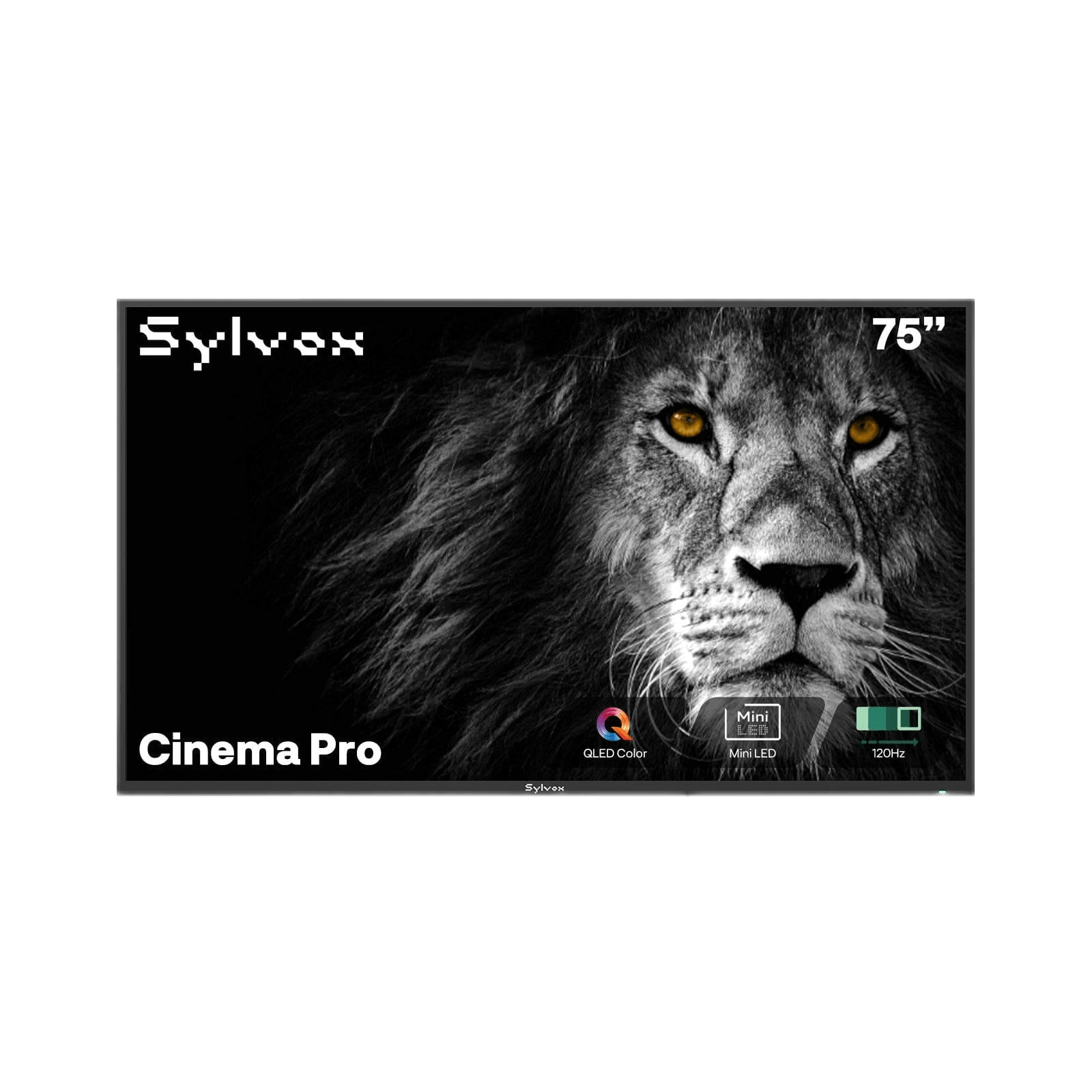Sylvox Cinema Pro 75" Helio QLED 120HZ Outdoor TV(3500Nits)-2025 Model