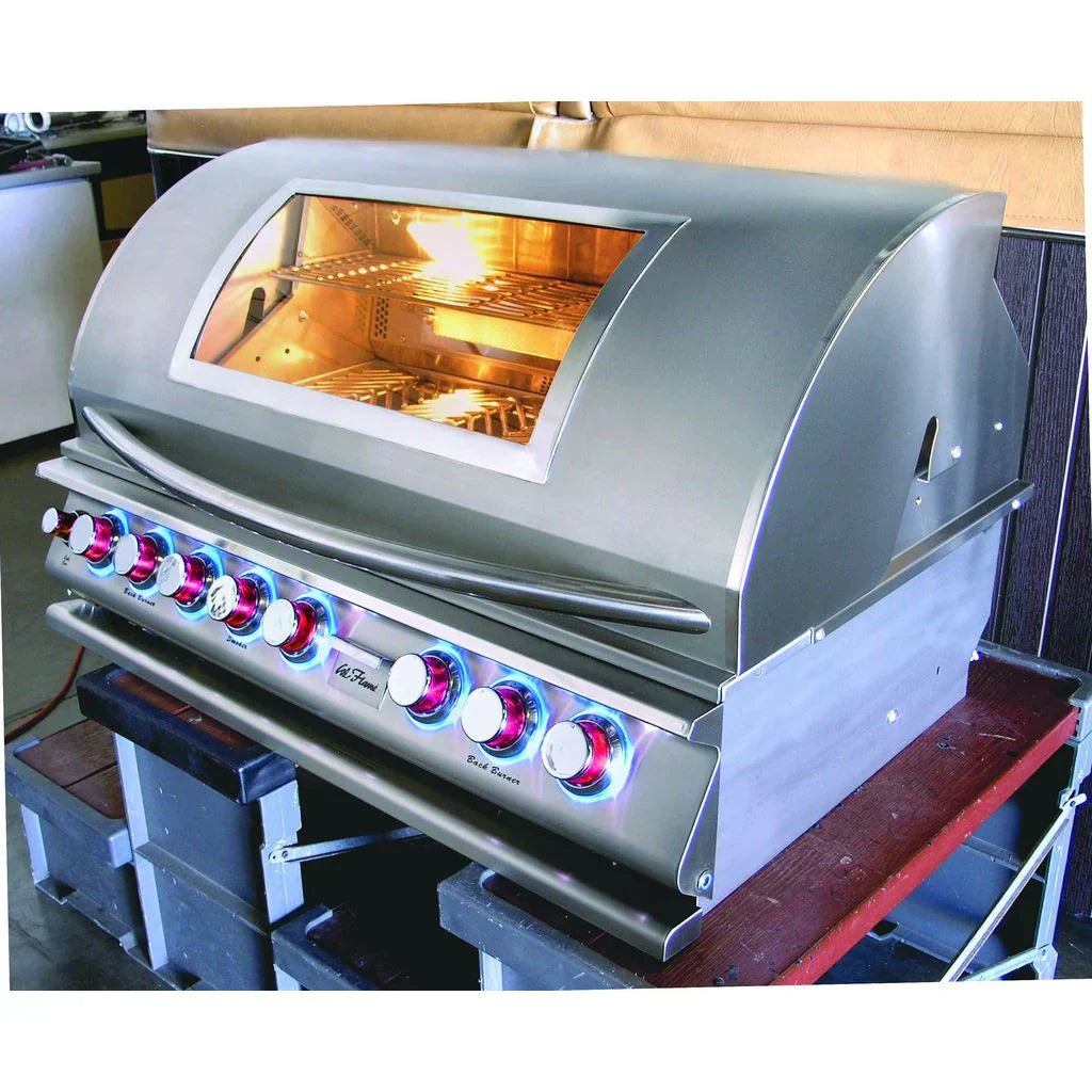 Cal Flame Top Gun 40-Inch 5-Burner Built-in Convection Grill