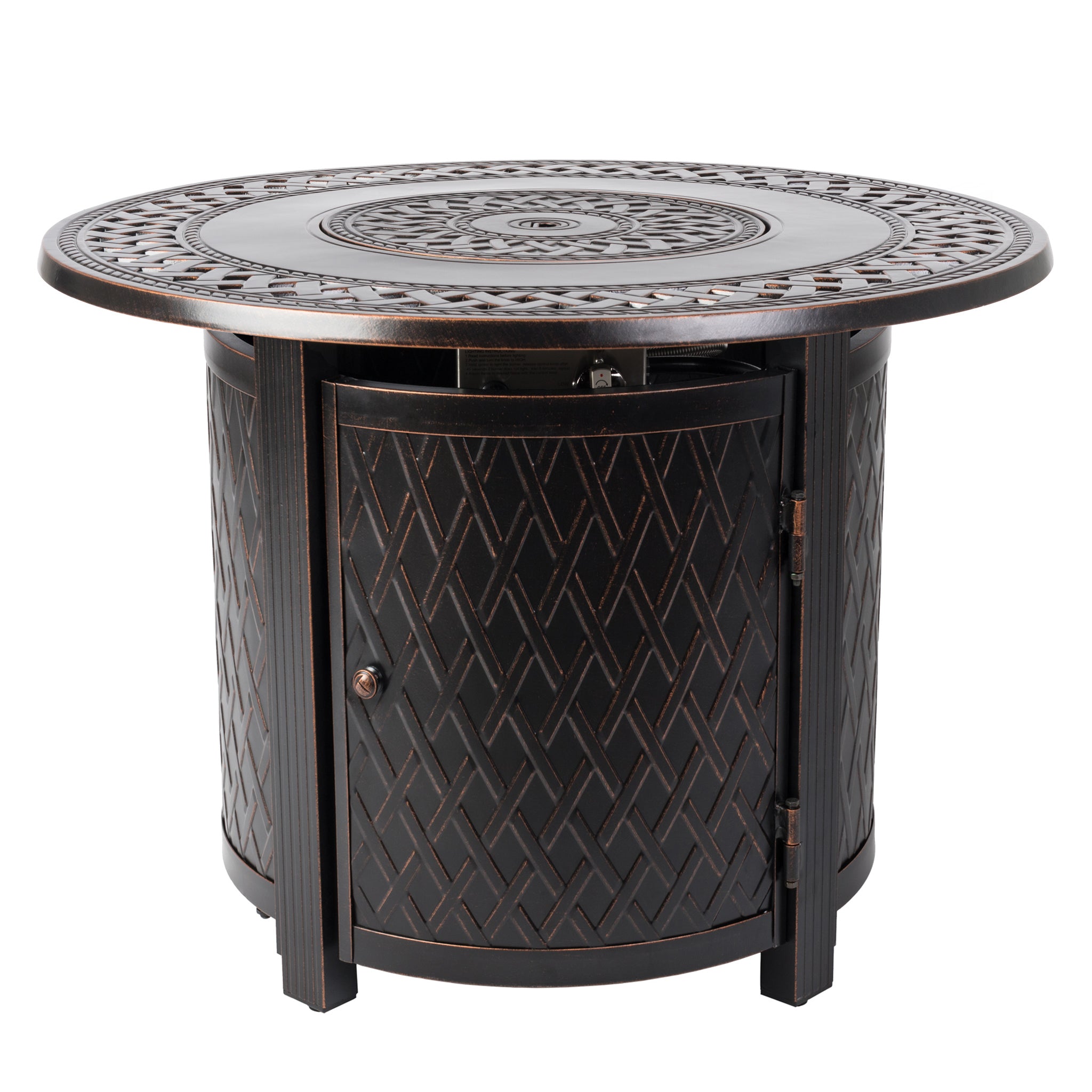 Fire Sense Wagner Aluminum Round LPG Fire Pit | 62988