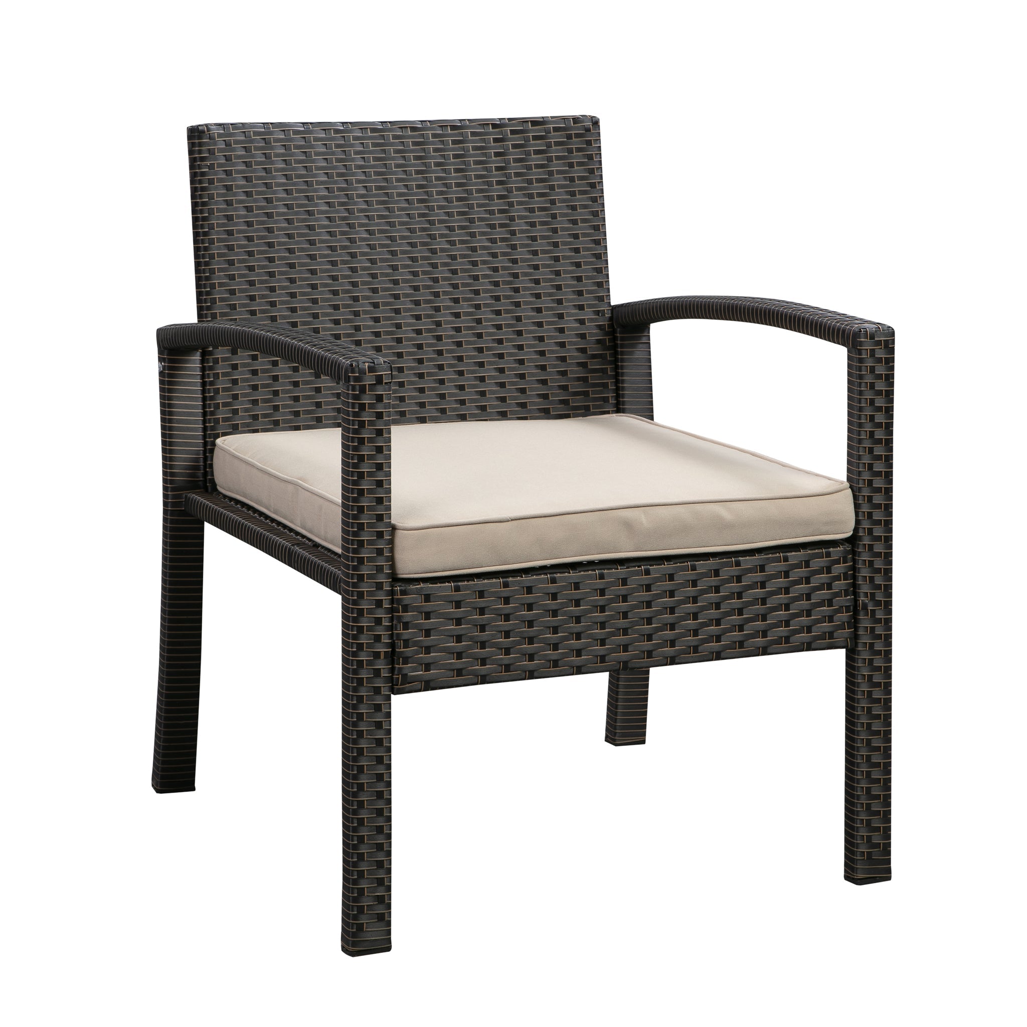 Balkene Home Bern Balcony Chat Set in Mocha Wicker | 63358