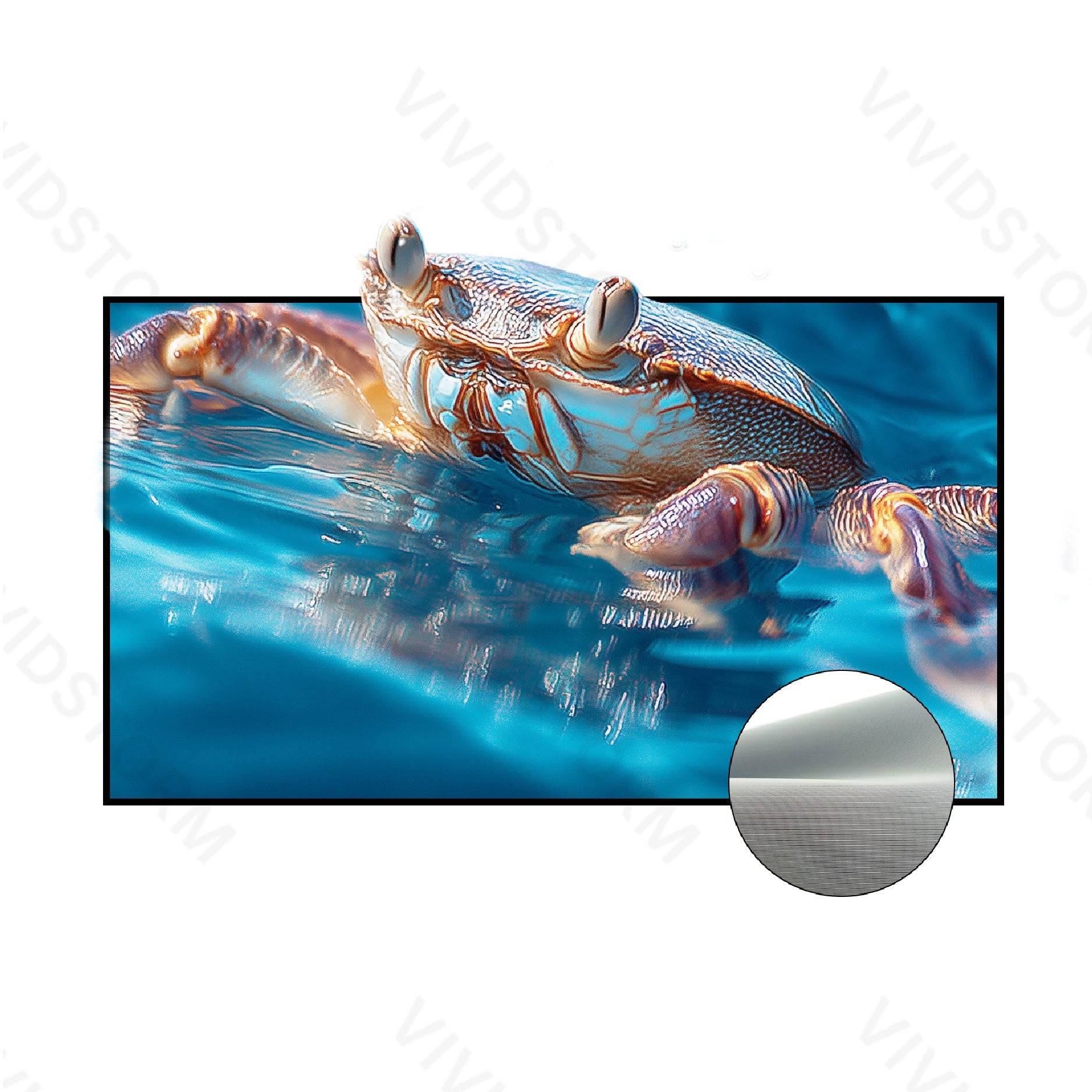 VIVIDSTORM Lite Hyper Fixed Frame Lenticular ALR Projector Screen