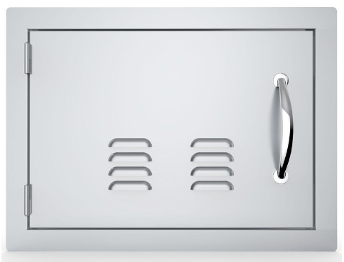 Sunstone Classic Left Hinge Single Access Door with Vents - A-DH1420-L