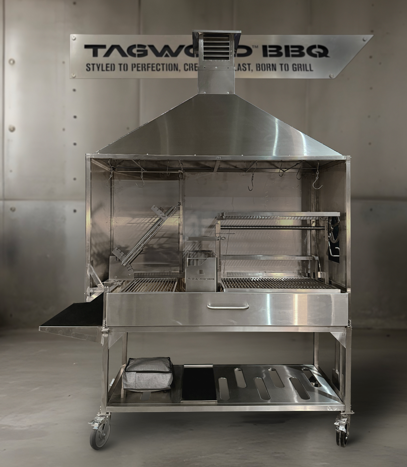 Tagwood BBQ Attachment Built-in Smoke Hood -- ASH28- PRE-ORDER