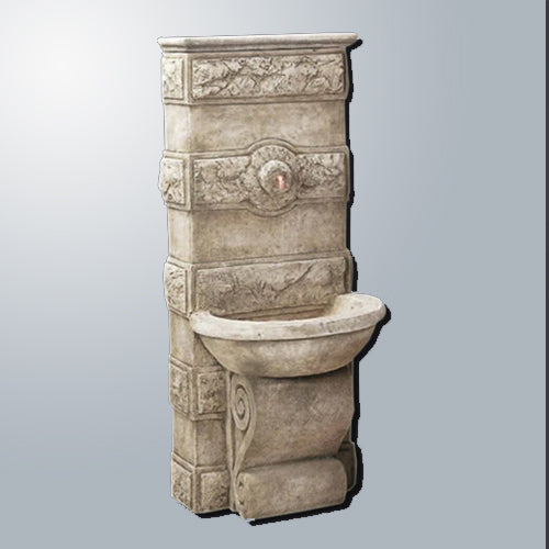 Elegant Abetone Wall Fountain for Timeless Charm