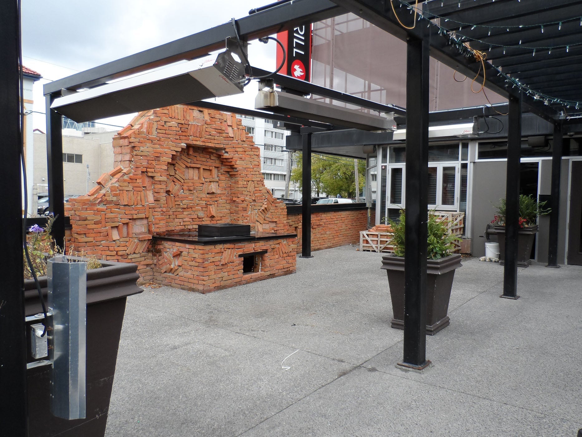 Calcana Overhead Mounting Kit - 25° Tilt - Marine Grade for 5' & 10' Heaters