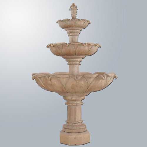 Elegant Acquarossa Three-Tier Water Fountain