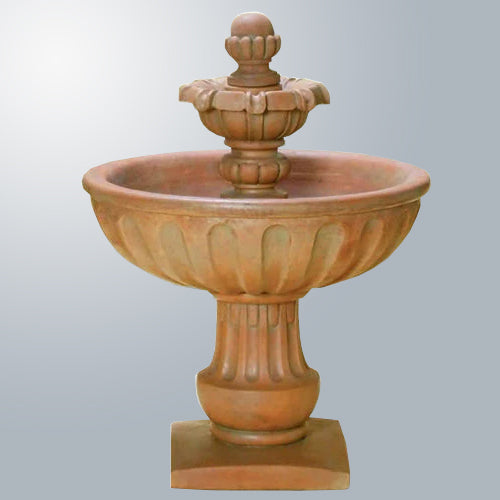 Elegant Alba Short Outdoor Water Fountain for Tranquil Spaces