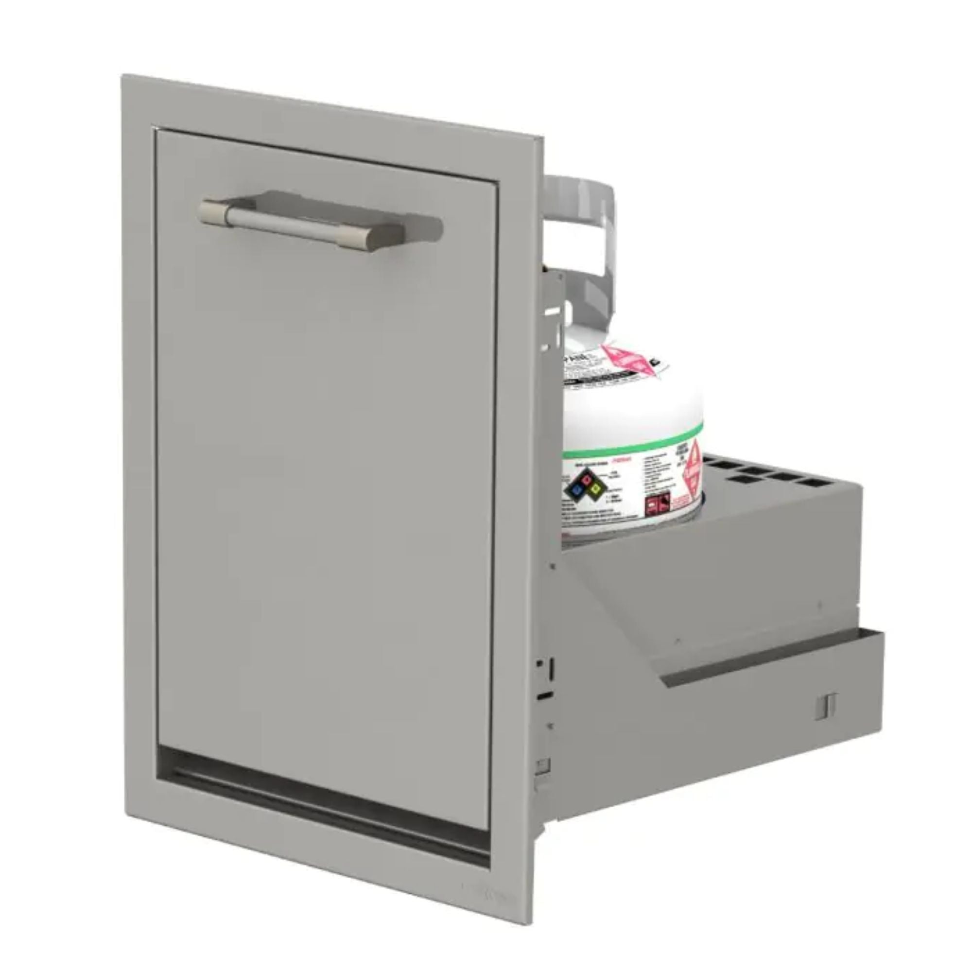 Alfresco 18-Inch Stainless Steel Propane Tank Drawer