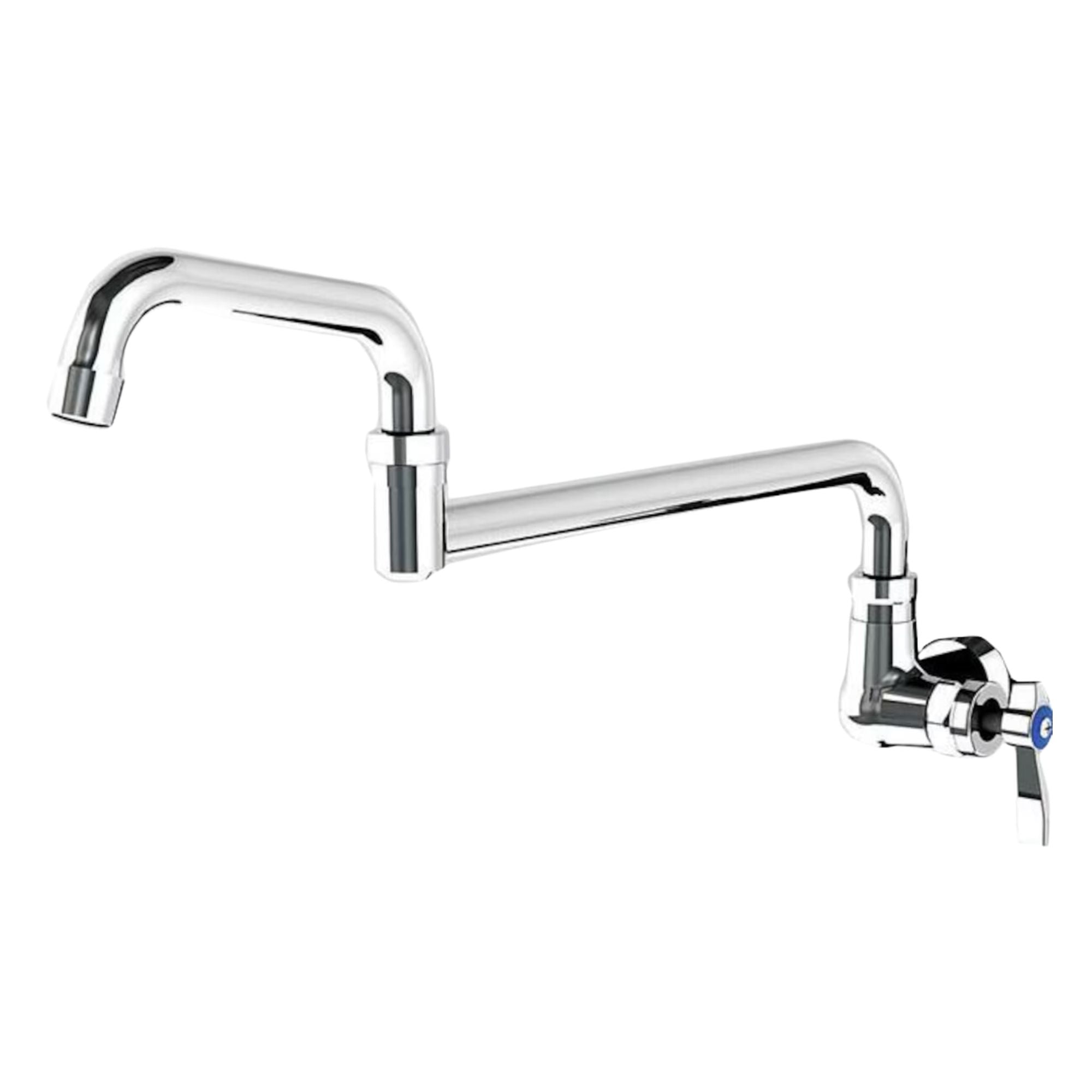 Alfresco Pot Filler Outdoor Rated Cold Water Faucet w/ Double Joint Spout