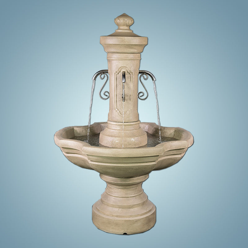 Stunning Amalfi Courtyard Water Fountain
