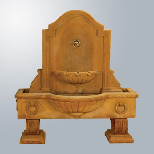 Charming Short Anduze Wall Fountain with Spout