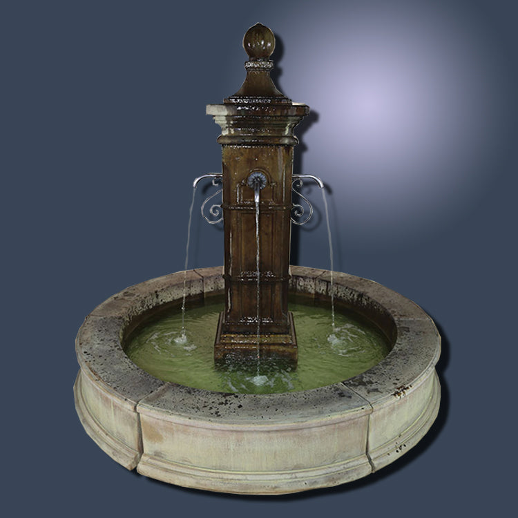 Elegant Aquitaine Easy Pond Fountain for a Serene Outdoor Ambiance