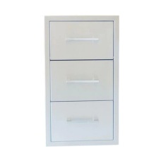 Sunstone 17" Belved Frame Paper Towel Drawer Combo - BA-DPCF17