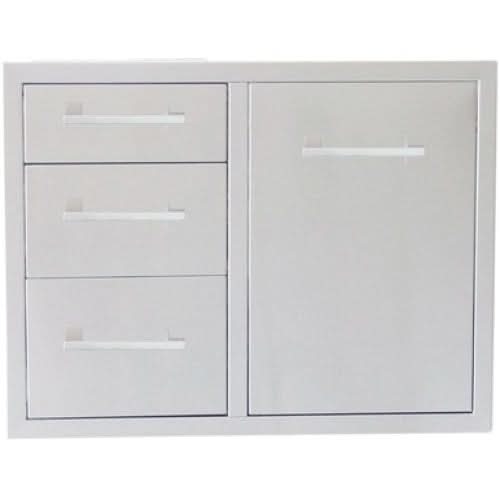 Sunstone 30" Beveled Frame Liquid Propane Gas Combo - BA-LPCTD30