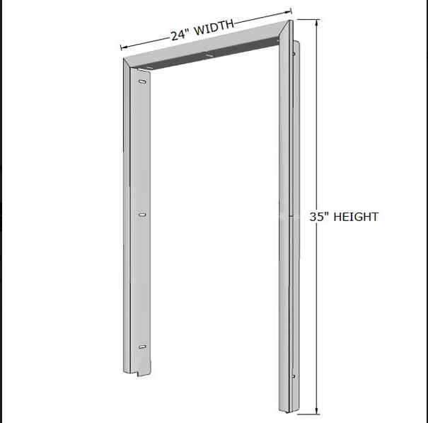 SunStone Signature Series Beveled Style Fridge Trim-Kit - BA-TRIM2