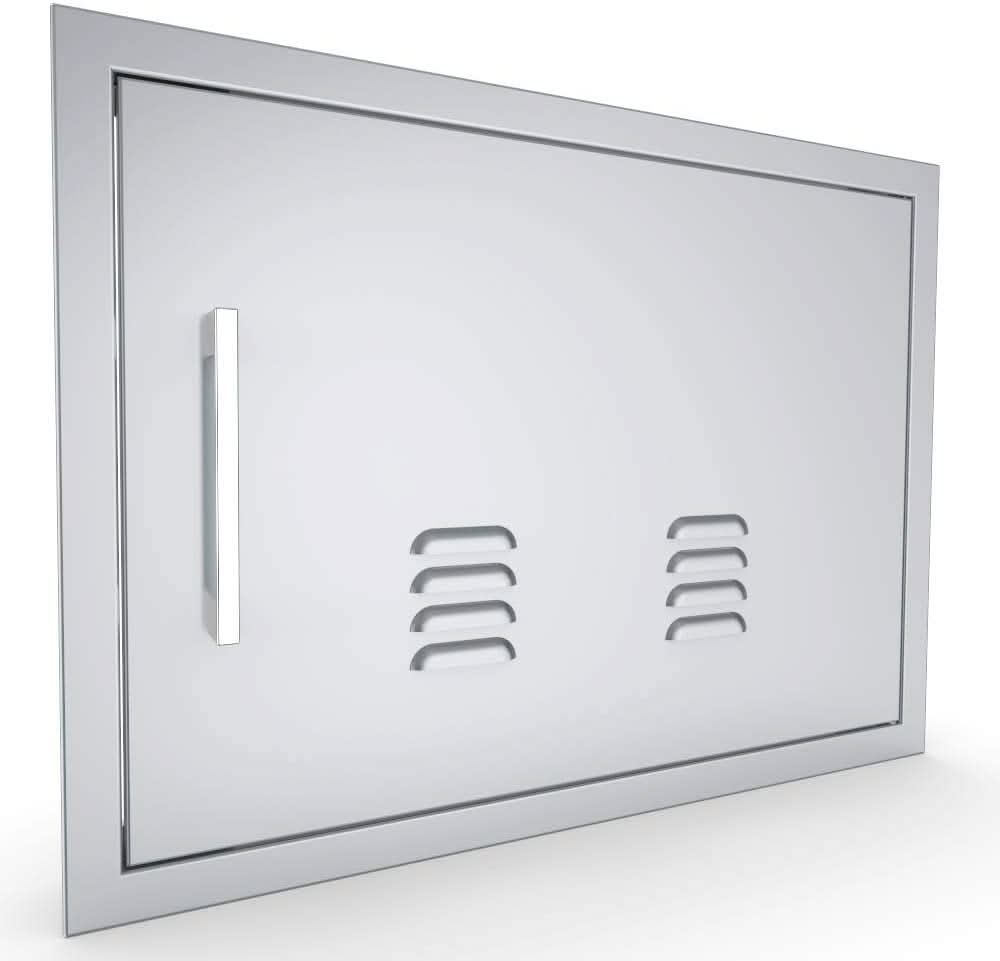 Sunstone Signature Beveled 24 Inch Right Hinge Single Access Door with Vents Horizontal - BA-VDHR1724