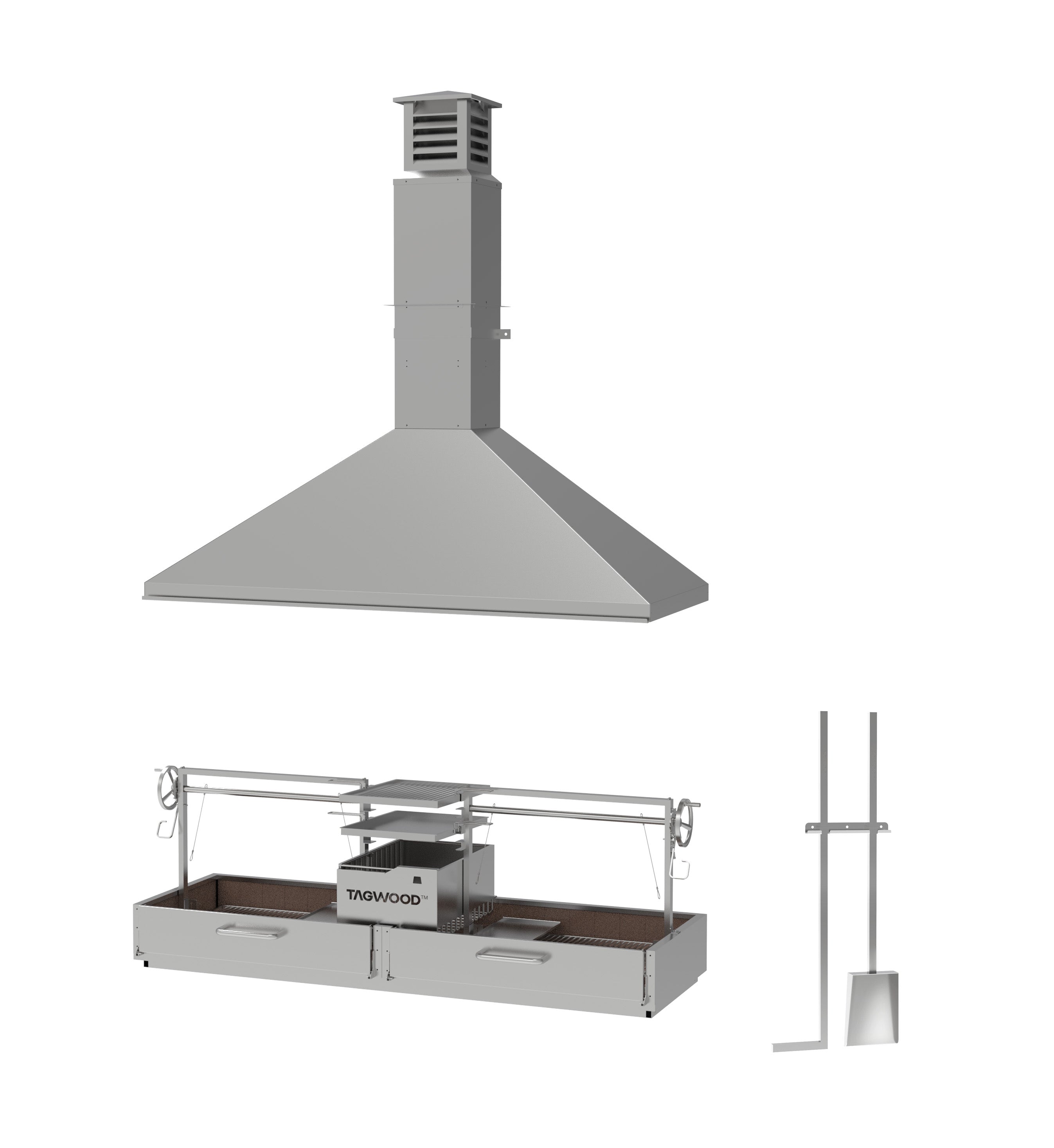 Tagwood BBQ Smoke Hood -- BBQ24SS