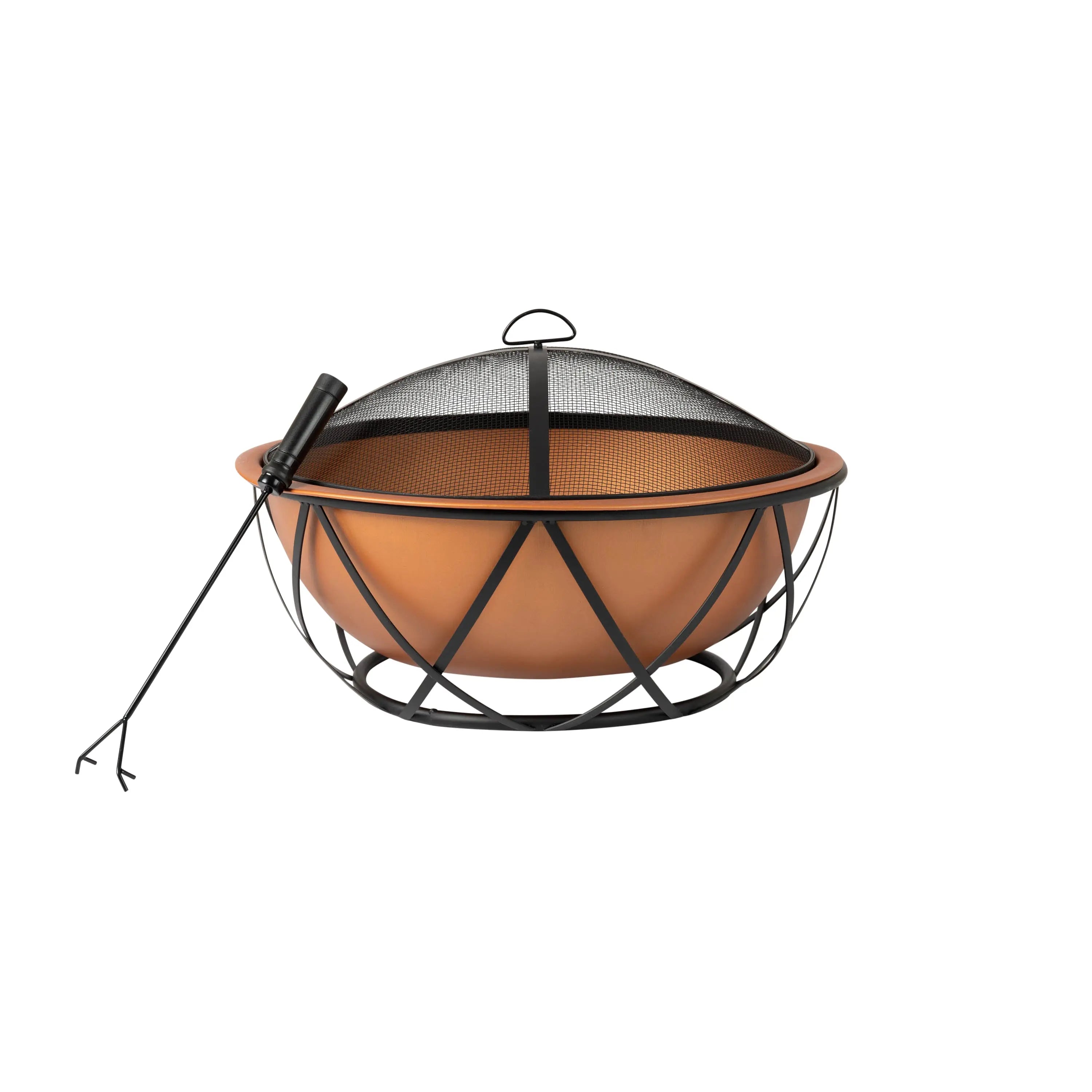 Fire Sense Barzelonia Round Copper Look Fire Pit | 62241
