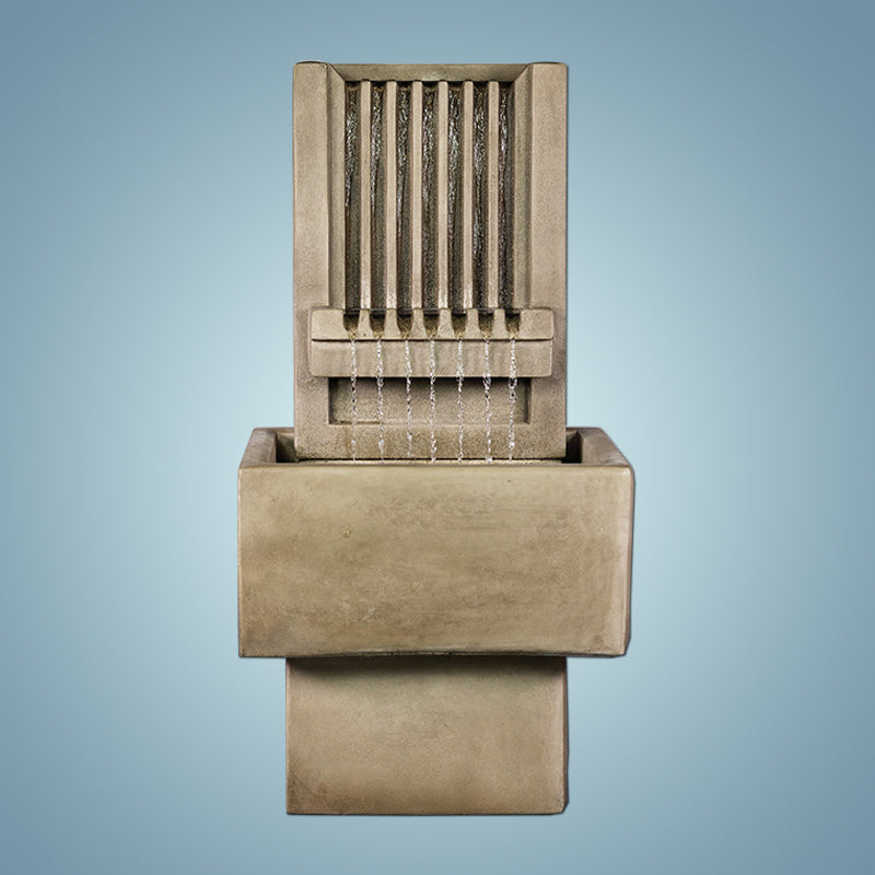 Elegant Brentwood Channel Outdoor Fountain for a Serene Patio Ambiance