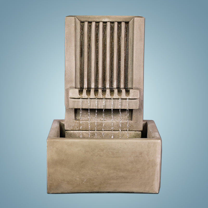 Elegant Brentwood Short Channel Patio Fountain for Your Outdoor Oasis