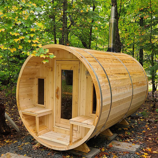 Dundalk Leisurecraft CT Tranquility Barrel Sauna-CTC2345E