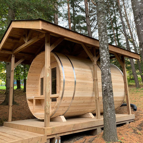 Dundalk Leisurecraft CT Tranquility Barrel Sauna-CTC2345E