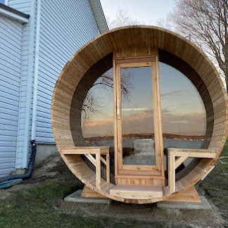 Dundalk Leisurecraft Tranquility MP Barrel Sauna-CTC2345MPE