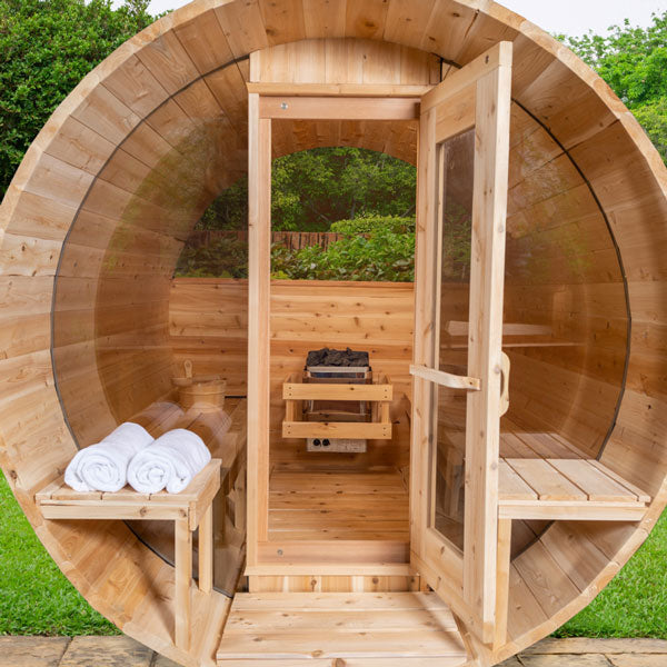 Dundalk Leisurecraft Tranquility MP Barrel Sauna-CTC2345MPE