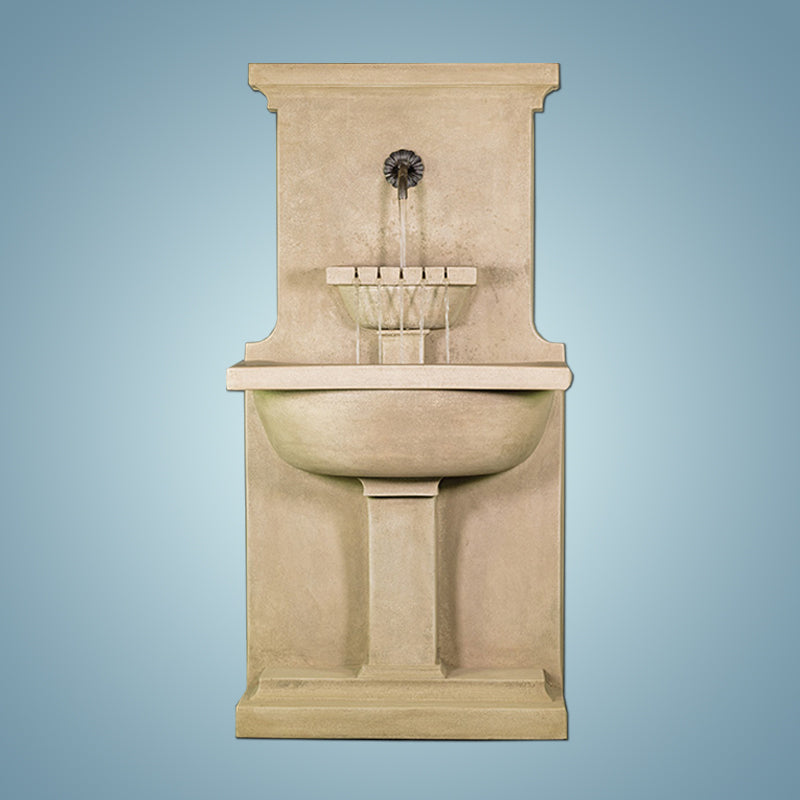 Elegant Calistoga Wall Fountain for a Tranquil Atmosphere