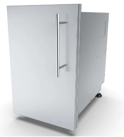 Sunstone Designer Raised Left Hinge Enclosed Cabinet W/Shelf - DE-DVPL15