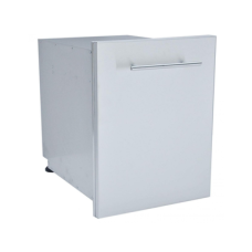 Sunstone Designer Raised 18 Inch Roll Out Trash Bin - DE-TRD18