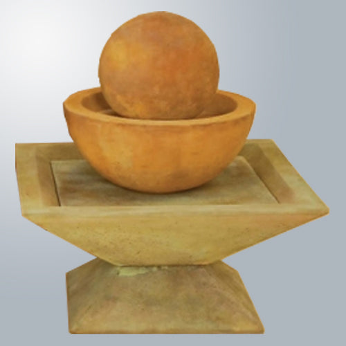 Elegant Duo Fountain for Serene Water Features