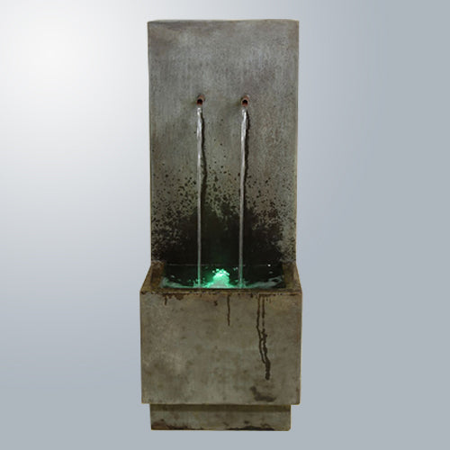 Elegant Duo Wall Fountain for Serene Outdoor Spaces