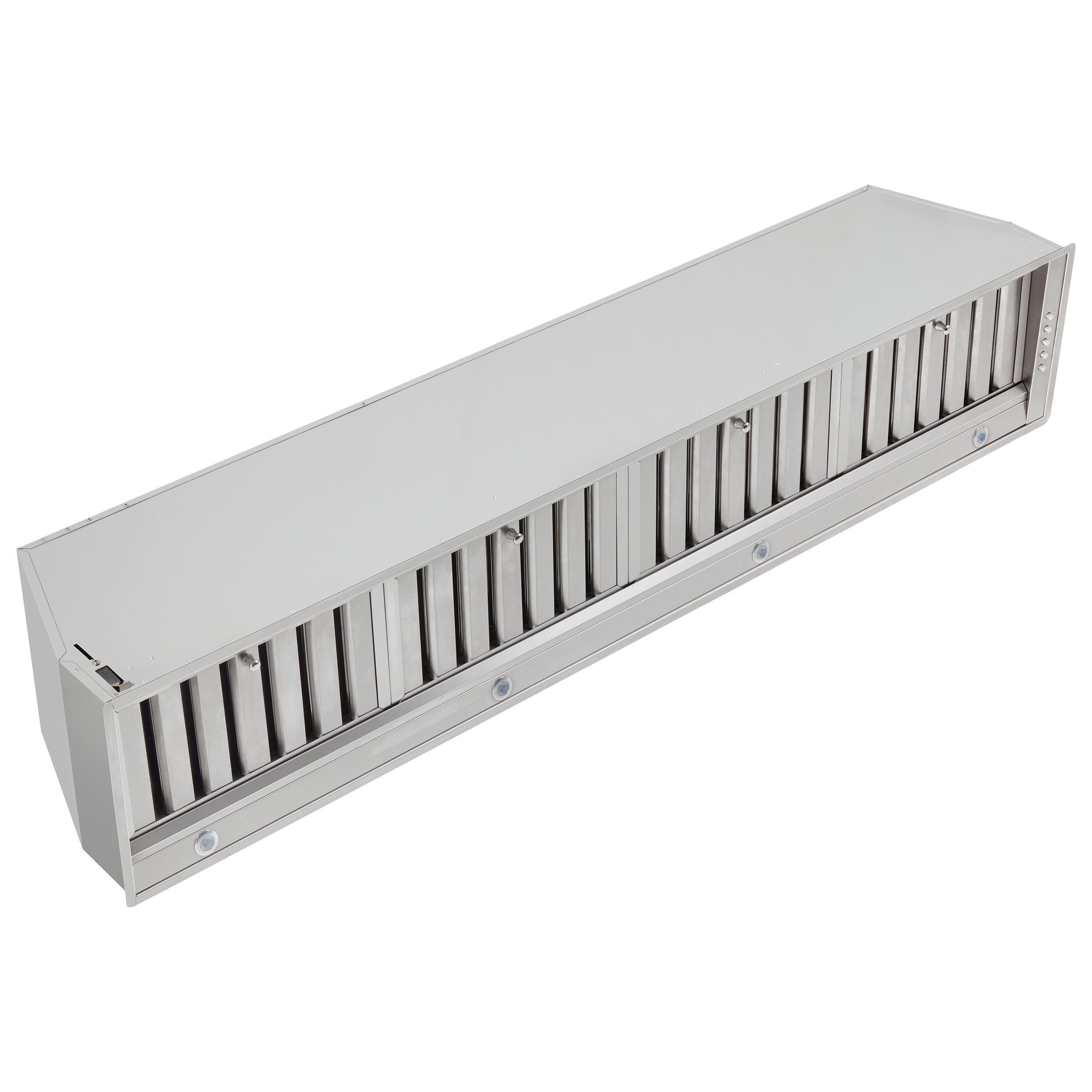 Forno Frassanito 60-Inch Recessed Range Hood, Stainless Steel Baffle Filters, LED Lighting