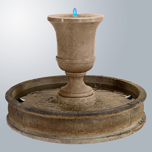 Elegant Fascea Urna Fountain with Spacious 51" Pond