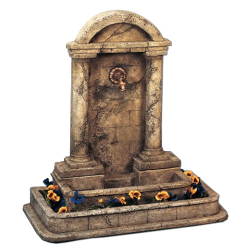Elegant Foro Romano Outdoor Spout Water Fountain