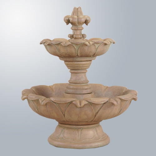 Elegant Short Two-Tier Gardenia Fountain