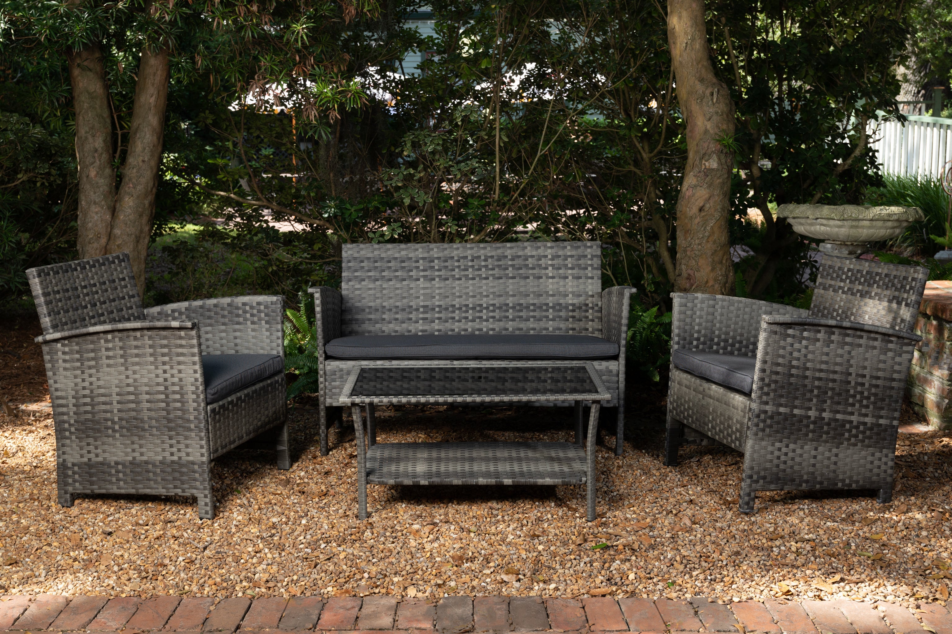Balkene Home Jareth Wicker Patio Set | 63177