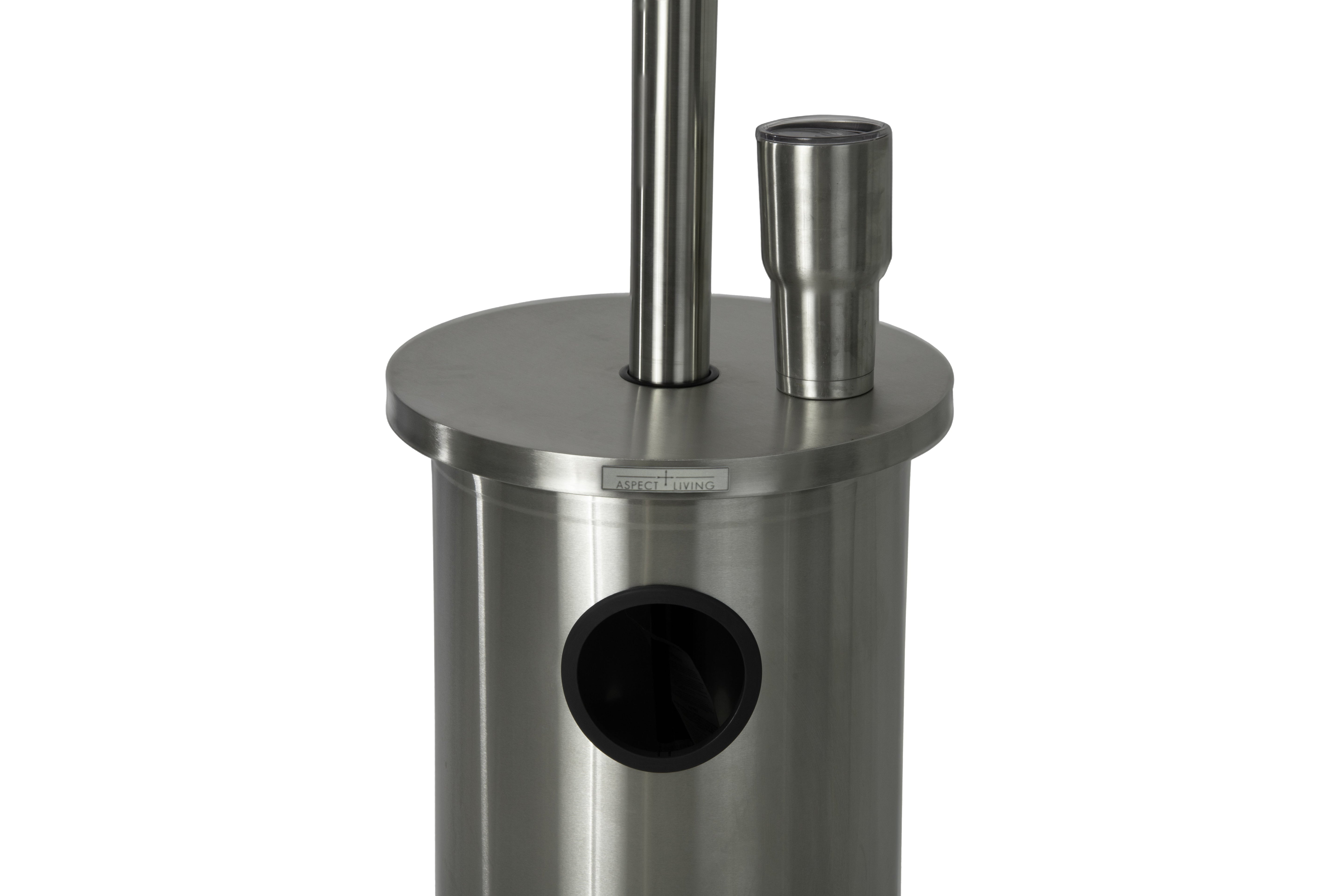 Fire Sense Stainless Steel Patio Heater with Table | 65044