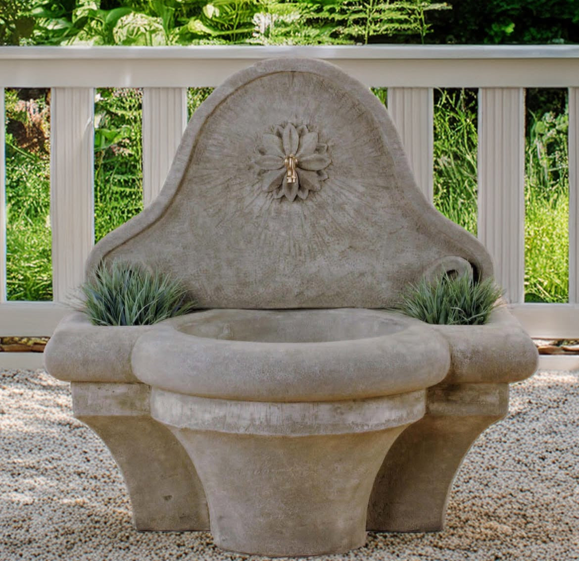 Elegantly Designed Provence Wall Fountain with Spout