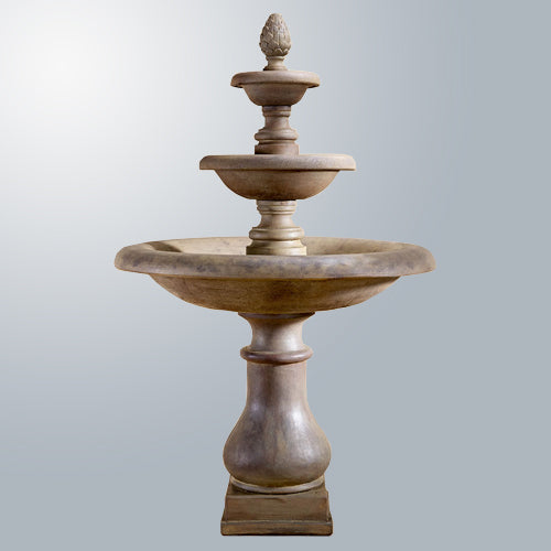 Elegant Immanis Newcastle Three-Tier Fountain with Stylish Short Spacers