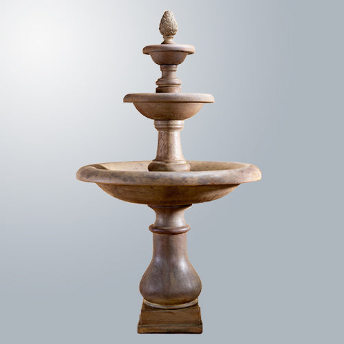 Elegant Immanis Newcastle Three-Tier Fountain with Tall Spacers