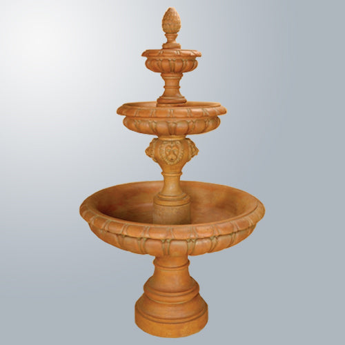 Elegant Italica Three-Tier Water Fountain